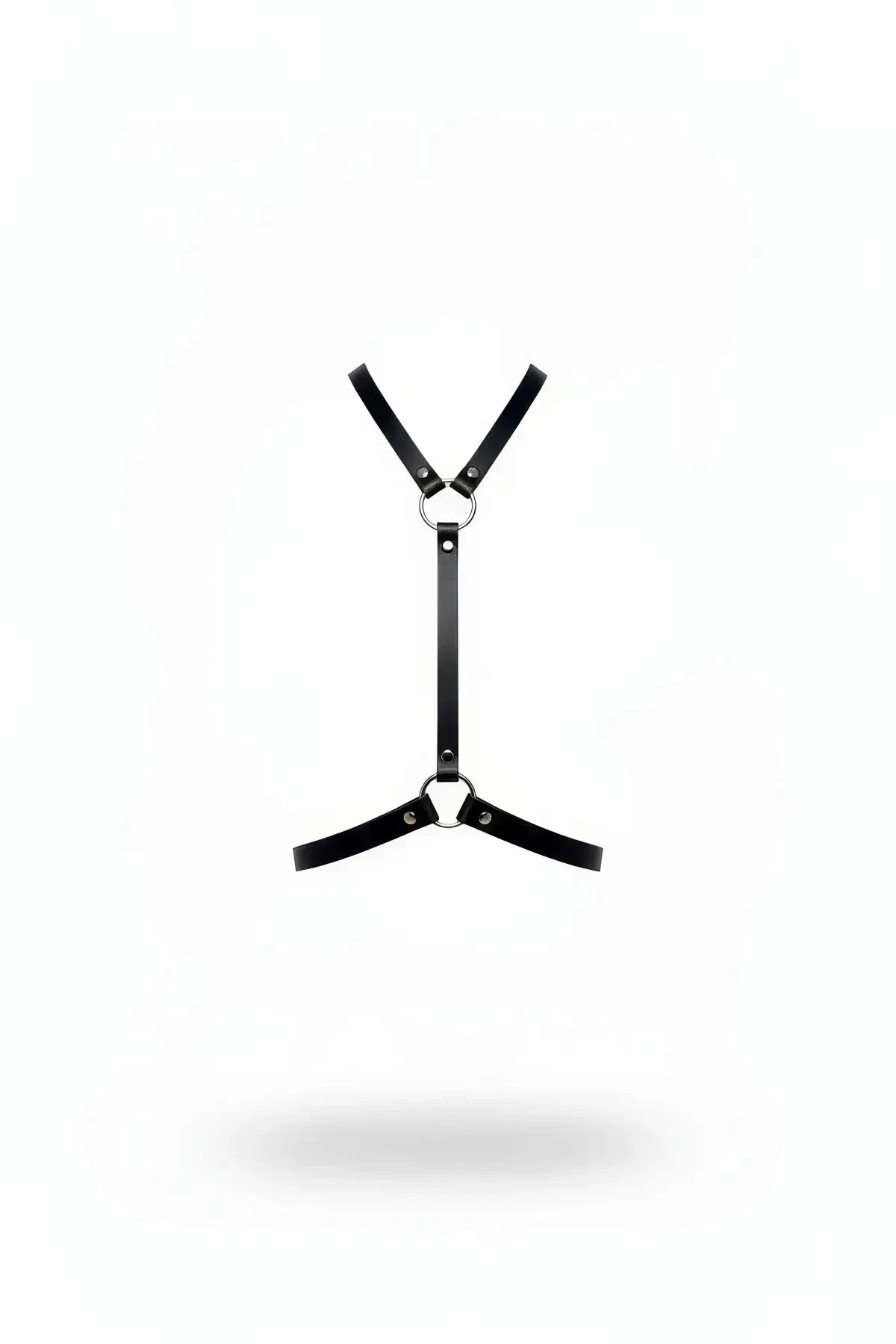 Siyah Kadın Kemer Deri Vücut Aksesuarı - APFT581