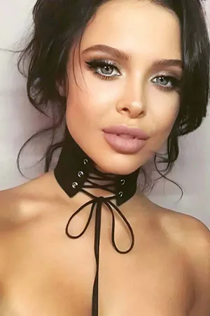 Black Faux Suede Lace-Up Choker Necklace with Adjustable Front Tie