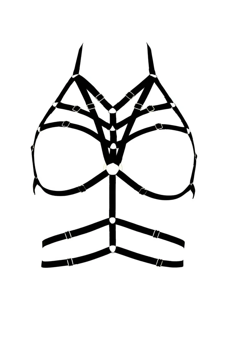 Fashion Harness Lingerie Black Hal
