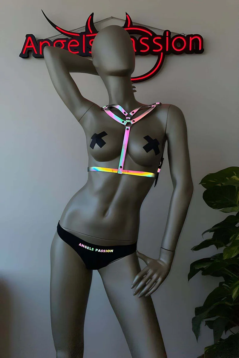Festival Body Cage Iridescent Multi-color