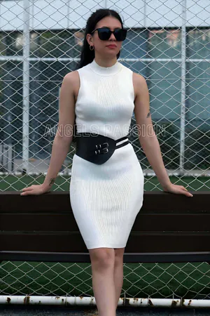 Black Vegan Leather Wide Waist Harness Triple Buckle Front