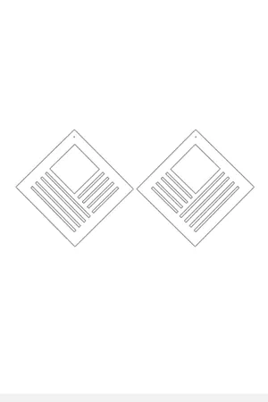 Rainbow Reflective Geometric Square Earrings Laser Cut Pattern