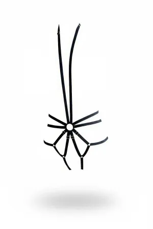 Black O-Ring Body Harness with Delicate Straps