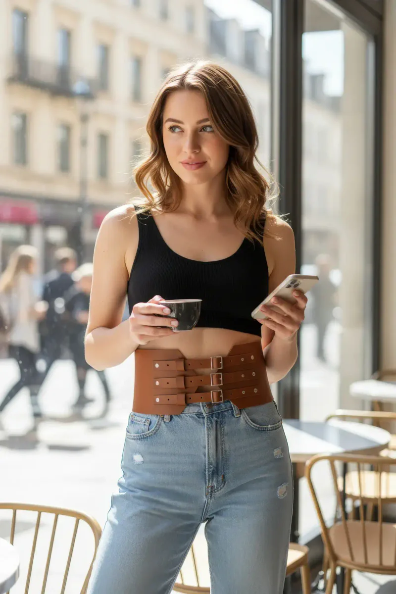 Waspie Style Belt for